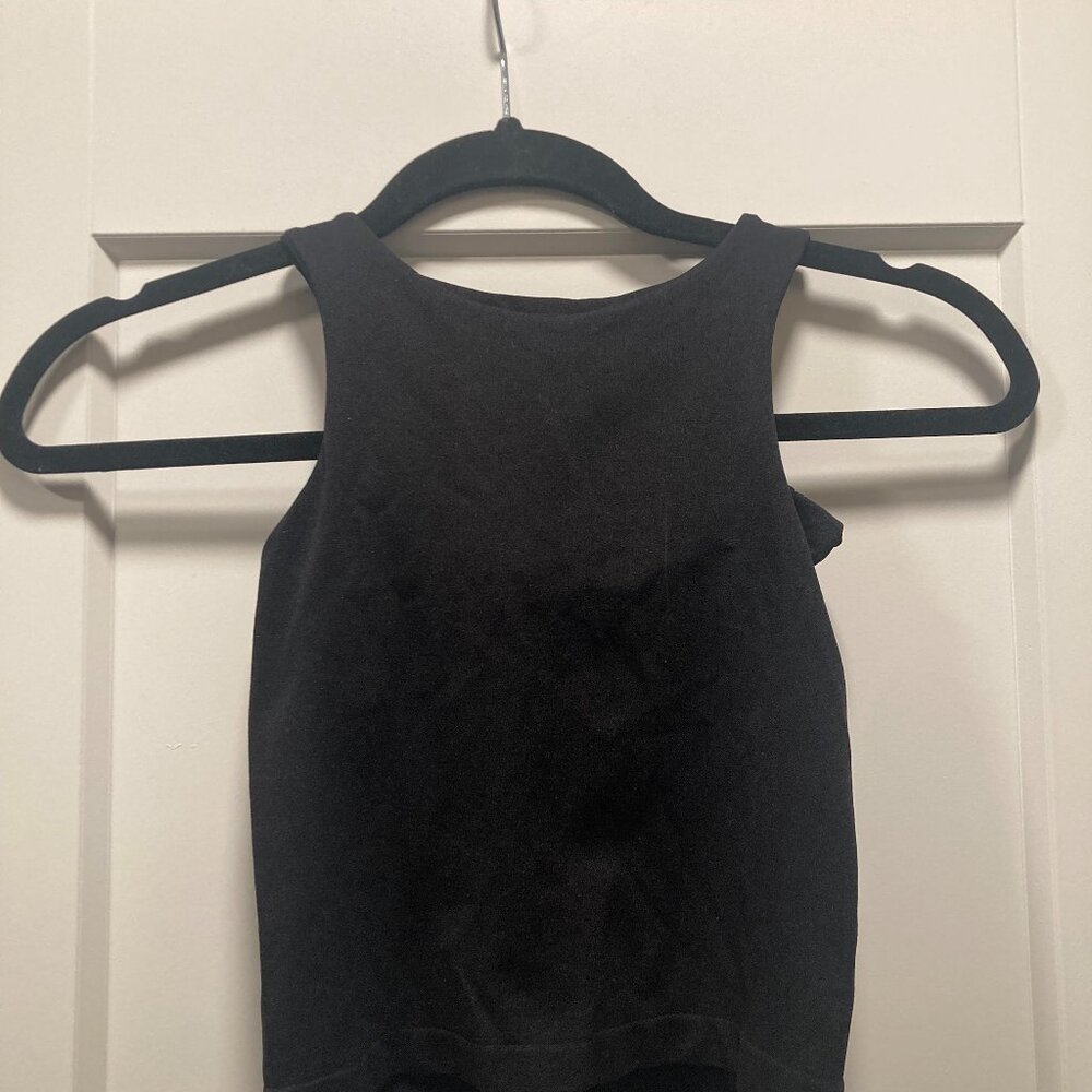 Intimately by Free People Black Crop Tank Size XS / S NWOT
